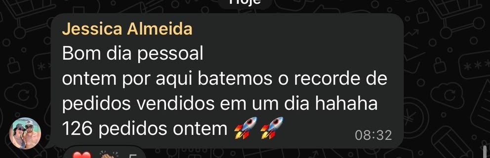 Painel com 126 pedidos em um único dia